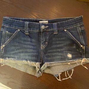 Denim jean shorts from Buckle